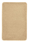 Rechteckige, beige Badematte mit weicher, dicht gewebter Oberfläche