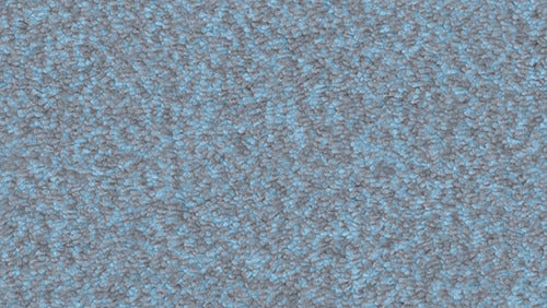 Detailansicht blau-graue, flauschige Badteppich-Oberfläche strukturiert