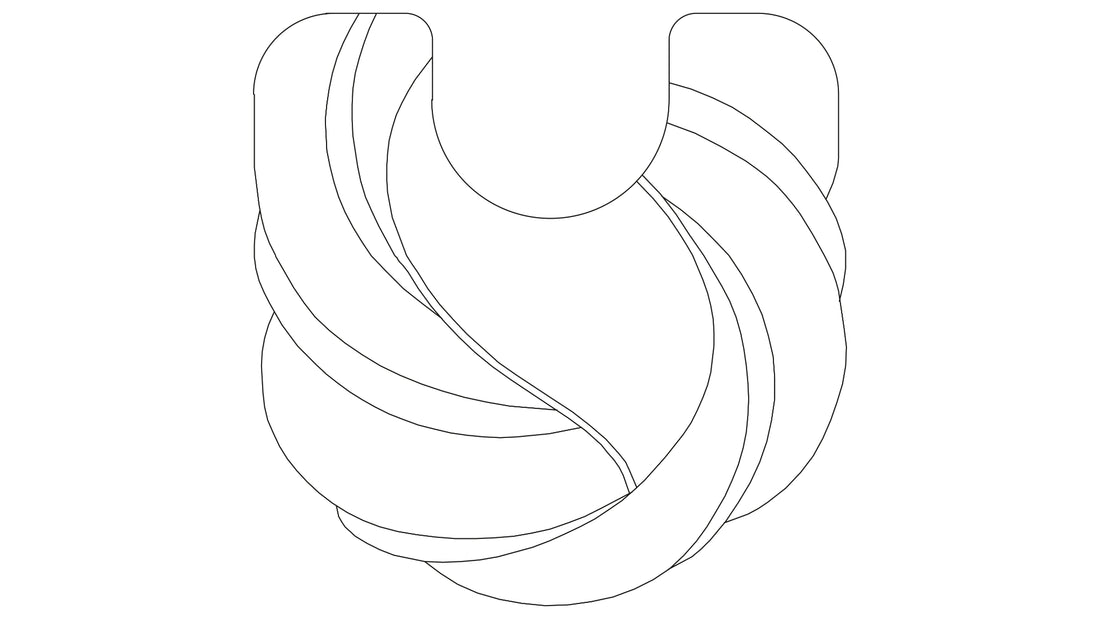 Geflochtene, runde Badteppich-Grafik in geschwungenem Designstil