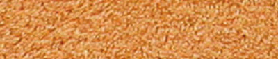 Nahaufnahme orangefarbener, dichter Frottierstoff eines Badetuchs