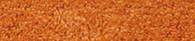 Nahaufnahme einer flauschigen, orangefarbenen Badematten-Oberfläche