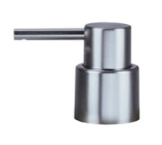 Edelstahl-Seifenpumpkopf mit zylindrischem Körper und Auslaufrohr