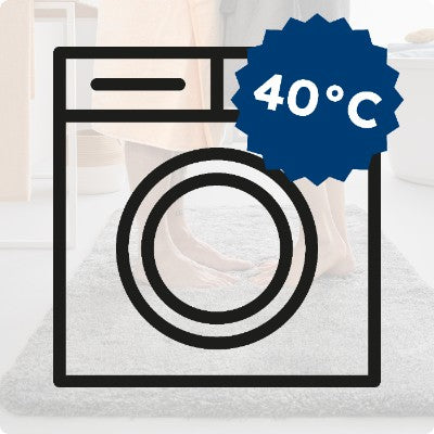 40°C Waschbarkeit Illustration